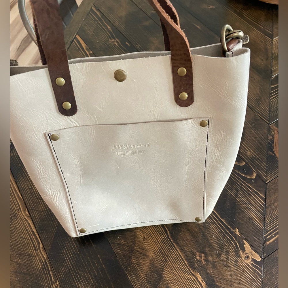 Jill’s Homestad shorty tote antique and brown